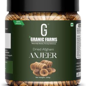 Granic Farms Dried Afghani Anjeer|(PREMIUM FIGS) Figs