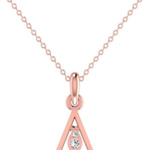 avsar BIS Hallmark AVP1188PB 14kt Cubic Zirconia Rose G...