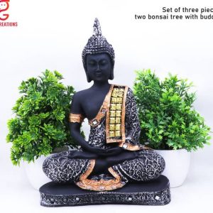 GW Creations Beautiful Meditating Lord Gautam Buddha Wi...