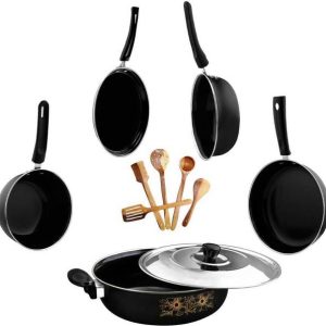 Maharajee Best Kitchen Cast Iron Cookware Set Induction...