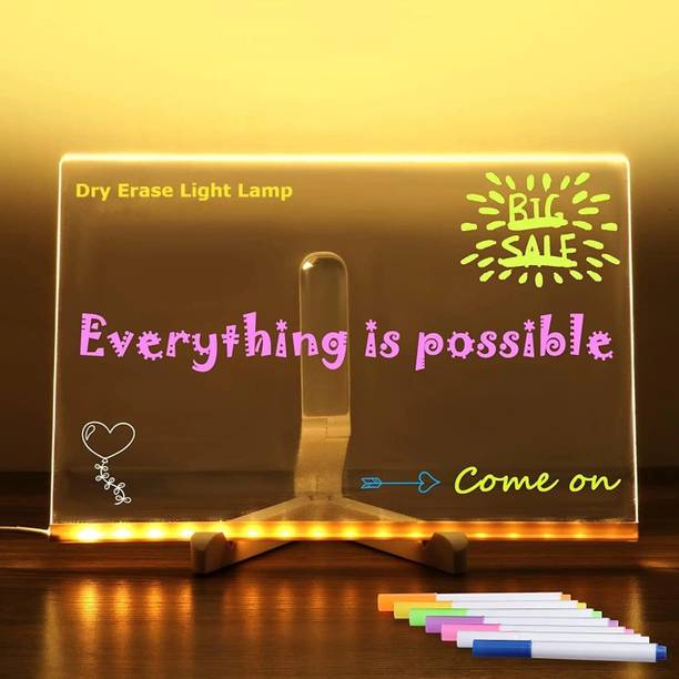 CARTSPACE 3D Acrylic LED Message Board, Led Writing Boa...