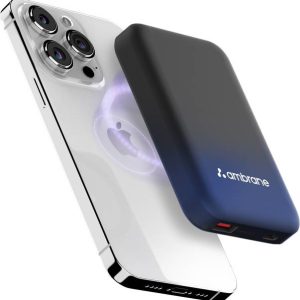 Ambrane 10000 mAh 22.5 W Wireless With MagSafe Power Ba...
