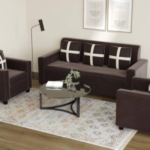 NATRAJ ART & CRAFT 5 Seater Fully Upholstered Sofa Set ...
