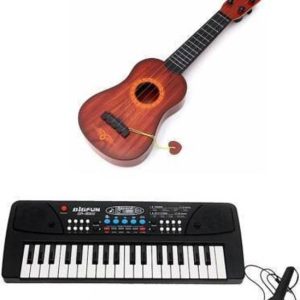mayank & company combo 37 keys piano keyboard with wood...