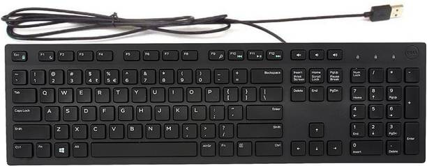 DELL KB216 Multimedia Keyboard with USB Interface, Plun...