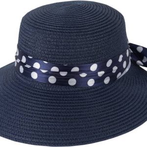FabSeasons Polka Dotted Beach Sun Hats for Women