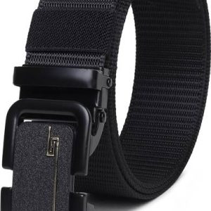 PROVOGUE Men Formal, Casual, Formal, Party Black Nylon Belt