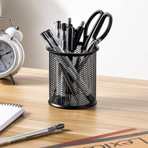 ravariya graphics 1 Compartments Metal Mesh Pen Stand P...