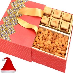 Ghasitaram Gifts Christmas-2 Part Almonds and Baked Anj...