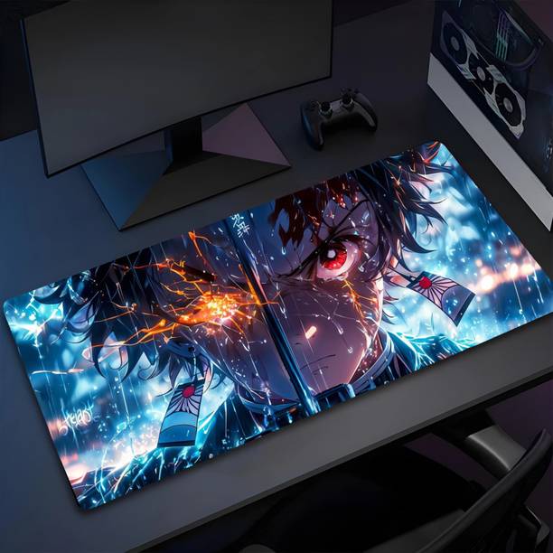 Eshaaver Laptop/Desktop Mat Demon slayer Animie Tanjiro...