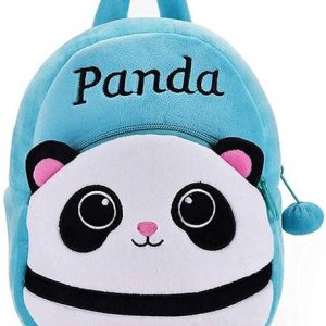 MOM'S GADGETS Kids School Blue Panda Fabric Cartoons So...