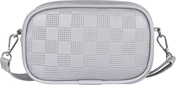 Pramadda Pure Luxury Silver Women Sling Bag Stylish Leather Sling Bag For Wo...
