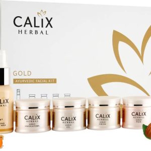calix Herbal Organic Gold Ayurvedic Facial Kit For Glow...