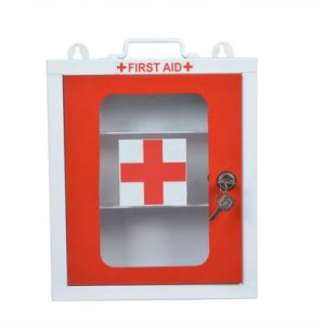 RAJ RAJESHWARI Heavy Metal First Aid Box Wall Mount Fir...