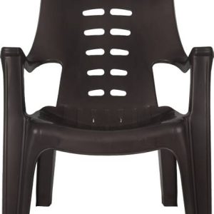 Patiofy Comfort Sit Single Chair/ Plastic Chair for Liv...