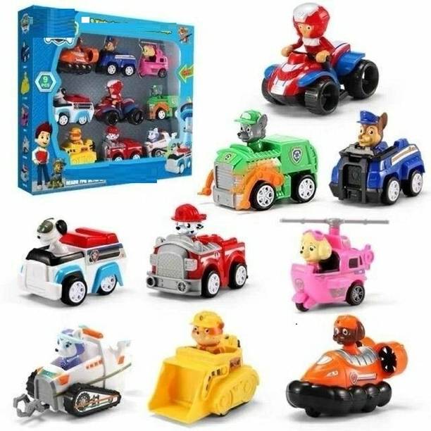 Akvanar Paw Patrol Dogs Characters & Vans Figures Toy (...