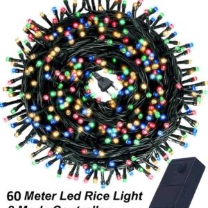 MEKIA 220 LEDs 60 m Multicolor Flickering, Color Changi...