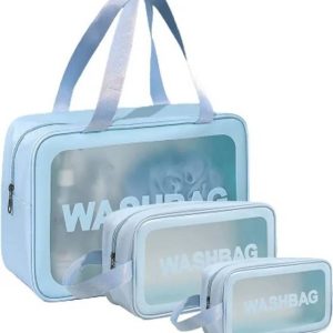 NDG ENTERPRISE Cosmetic Bag Pouch Transparent Pvc Wash ...