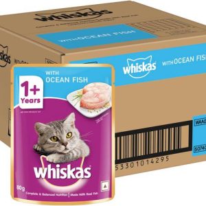 Whiskas (1+ Years) Fish 80 g (28x2.86 g) Wet Adult Cat ...