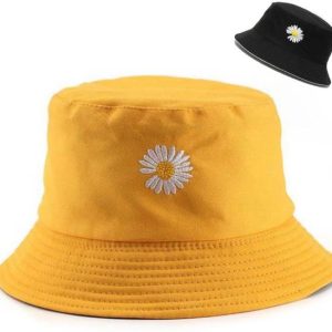 Winity Daisy Sunflower Embroidered Unisex foldable cott...