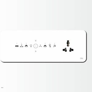 twtss 3W 8|6 Modular, 1AC, 5Lights, 1Fan+Regulator, 1So...