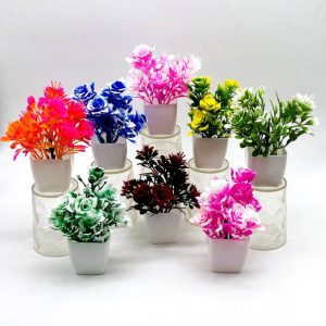 Adyant Artificial Flower Plants with Pot | Home, Table ...
