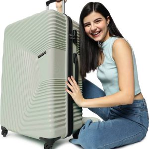 YAYAVAR Large Check-in Suitcase (76 cm) 4 Wheels - Monaco Scrat...