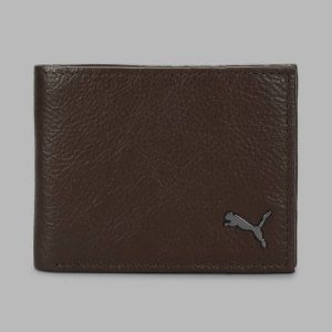 PUMA Men & Women Brown Artificial Leather Wallet