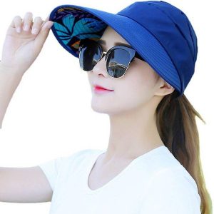 AlexVyan SunVisor Hats Wide Brim Summer Cap UV Protecti...