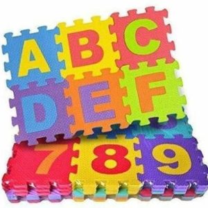 Jalnxrxthe ABC and Numbers Puzzle Mat Non Toxic EVA Foa...