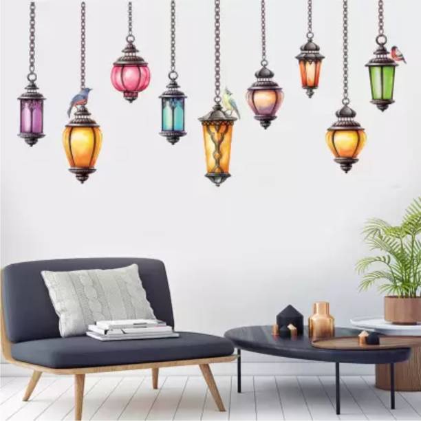 WallFX 30 inch Colourful Classic Hanging Lamp Home Deco...