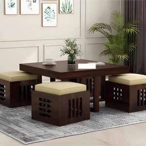 Cherry Wood Petlin Rosewood (Sheesham) Solid Wood Coffe...