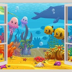 COLOR SOLUTION Vinyl Scenic Multicolor Wallpaper
