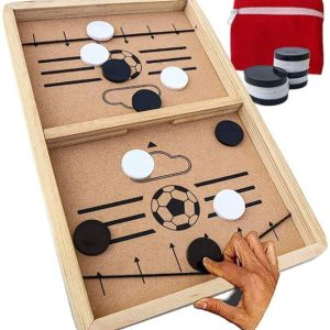 woodzania Wooden Indoor String Hockey Fastest Finger fi...