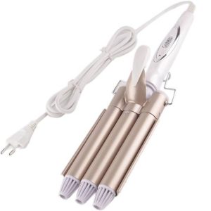 PHYM Professional 45W Hair Curling Iron Ceramic Triple ...