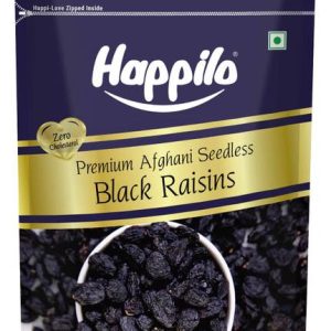 Happilo Premium Afghani Seedless Black Raisins