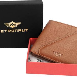 METRONAUT Men Casual, Trendy Tan Artificial Leather Wallet