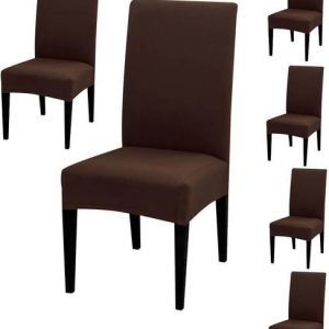 DECORIAN Polycotton Plain 1 Seater Chair Cover