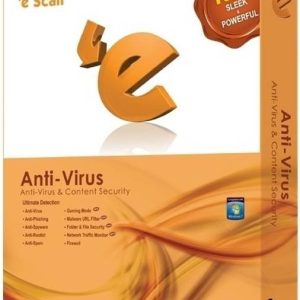 eScan Anti-Virus 5 PC 1 Year