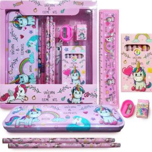 Shiv Traders Unicorn Stationery Set - 41 Pcs Stationery...
