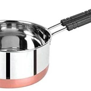Ashoka Bartan Tea Pan Stainless Steel Copper Bottom Sau...