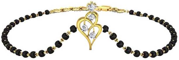 avsar Avsar Real Gold Handmade MANGALSUTRA74YB Yellow G...