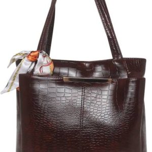 Chic Styles Women Brown Handbag
