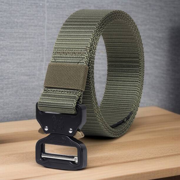 KILLER Men Casual Green Nylon Belt