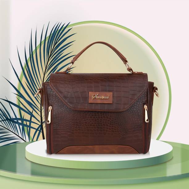 Sentinel Brown Women Sling Bag Women Brown Sling Bag
