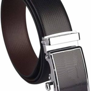 BlacKing Men Casual, Formal Black Genuine Leather Reversible Bel...
