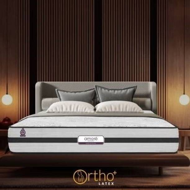 AMORE Orthoplus latex 10 inch Single Pocket Spring Matt...