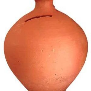Hk Group COIN BANK / MITTI KA GULLAK [ PACK OF 1 ] BROW...