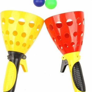 Globular Click and Catch Twin Ball Game Indoor Outdoor ...