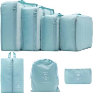 KENAYO ENTERPRISE 7 Set Packing Clothes Storage Bag Lug...